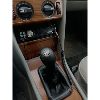 Leather Gear Shift Knob with Boot Mercedes E-сlass W124 1984–1997 photo 1