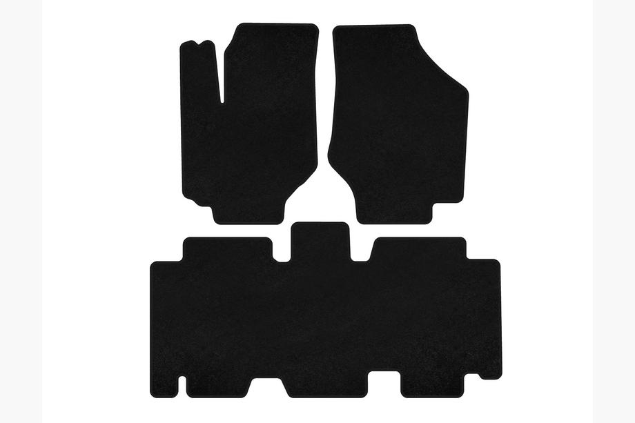 Hyundai Trajet 2000-2007 Deluxe Textile Floor Mats (Black) Image