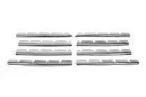 Fiat Doblo I 2005-2010 Chrome Grille Covers (8 pcs, Stainless Steel) photo 2