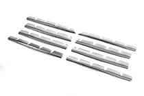 Fiat Doblo I 2005-2010 Chrome Grille Covers (8 pcs, Stainless Steel) photo 3