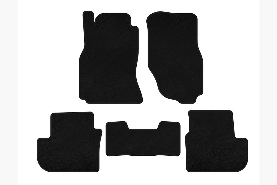 Infiniti G35 (V35/CV35) 2003-2007 Deluxe Textile Floor Mats (SD, Black) Photo 1