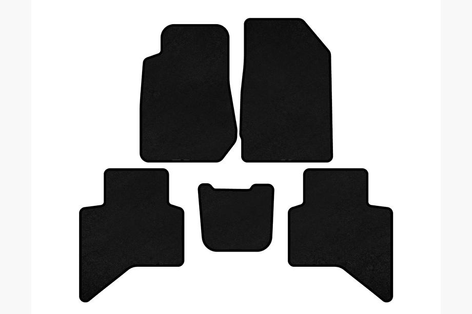 Isuzu D-Max 2019- Deluxe Textile Floor Mats (Black) Image