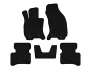Jaguar X-Type 2001-2009 Deluxe Textile Floor Mats (SD, Floor-Mounted Accelerator, Black) photo 1
