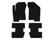 Jeep Compass 2006-2016 Deluxe Textile Floor Mats (Facelift, Black) photo 1