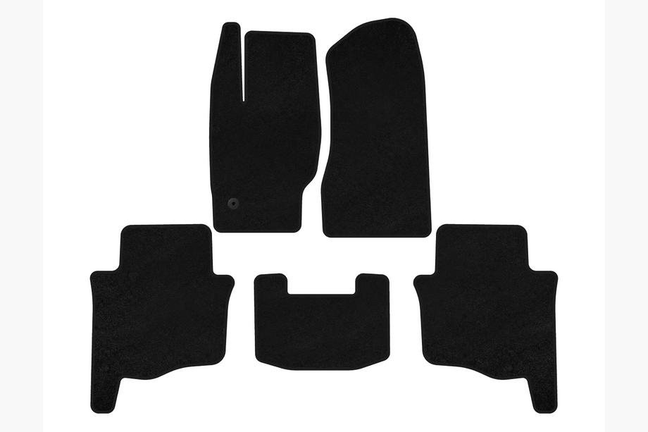 Jeep Grand Cherokee WK 2004-2010 Deluxe Textile Floor Mats (Black) Image