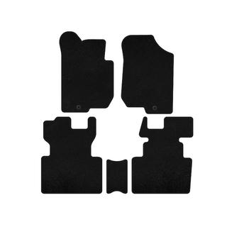 Deluxe textile floor mats (2006-2012, 2 rows, 7-seater, Black) photo 1