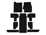 Kia Carnival 2002-2013 Deluxe Textile Floor Mats (Full Set, Black) photo 1
