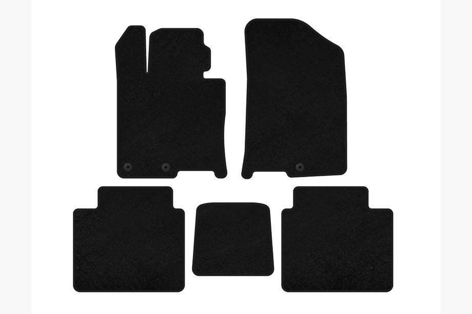 Kia Optima 2016- Deluxe Textile Floor Mats (Black) Image