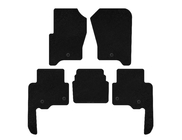 Land Rover Discovery IV 2009-2017 Textile Floor Mats Deluxe V2 (Black) photo 1