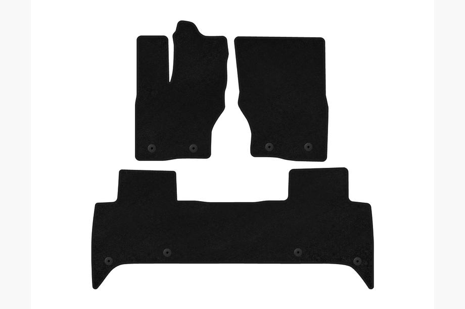 Land Rover Discovery V 2017- Deluxe Textile Floor Mats (5-seater, black) Image