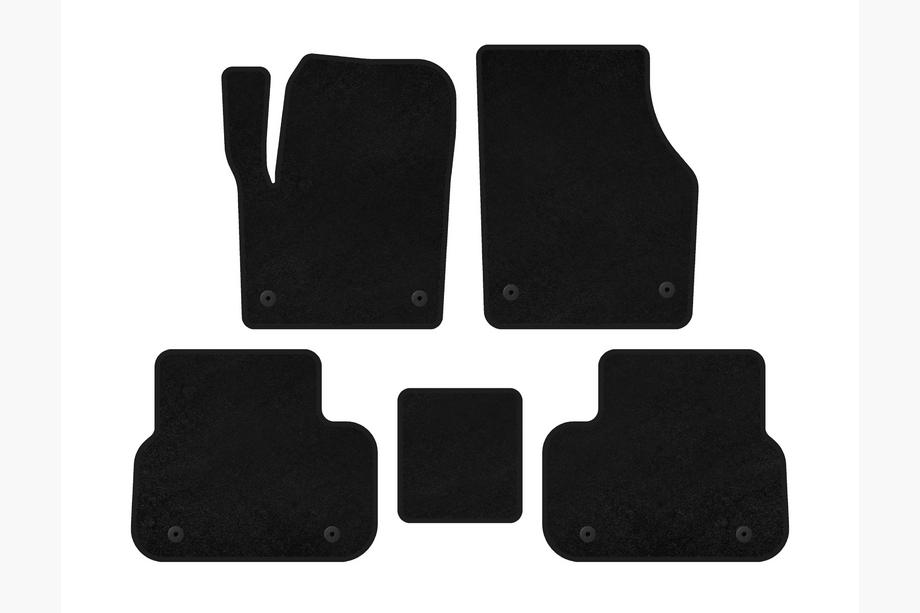 Land Rover Discovery Sport 2014- Deluxe carpet floor mats (2014-2019, 2 rows, black) Image