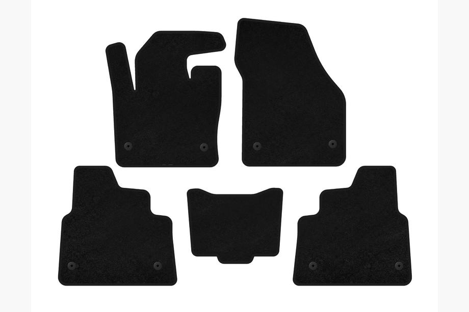 Land Rover Discovery Sport 2014- Deluxe textile floor mats (2019-, Black) Image