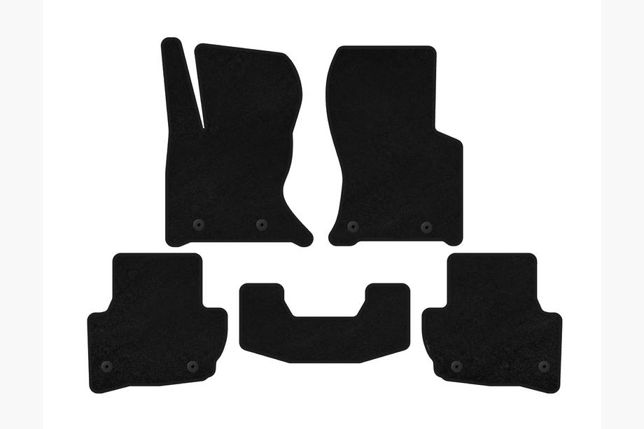 Range Rover Velar 2017- Deluxe Textile Floor Mats (Black) Image