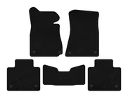 Lexus GS 2011-2020 Deluxe Textile Floor Mats (2011-2015, SD, 2WD, Black) photo 1