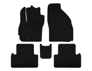 Mazda 5 2005-2009 Deluxe Textile Floor Mats (2 rows, 7-seater, black) photo 1