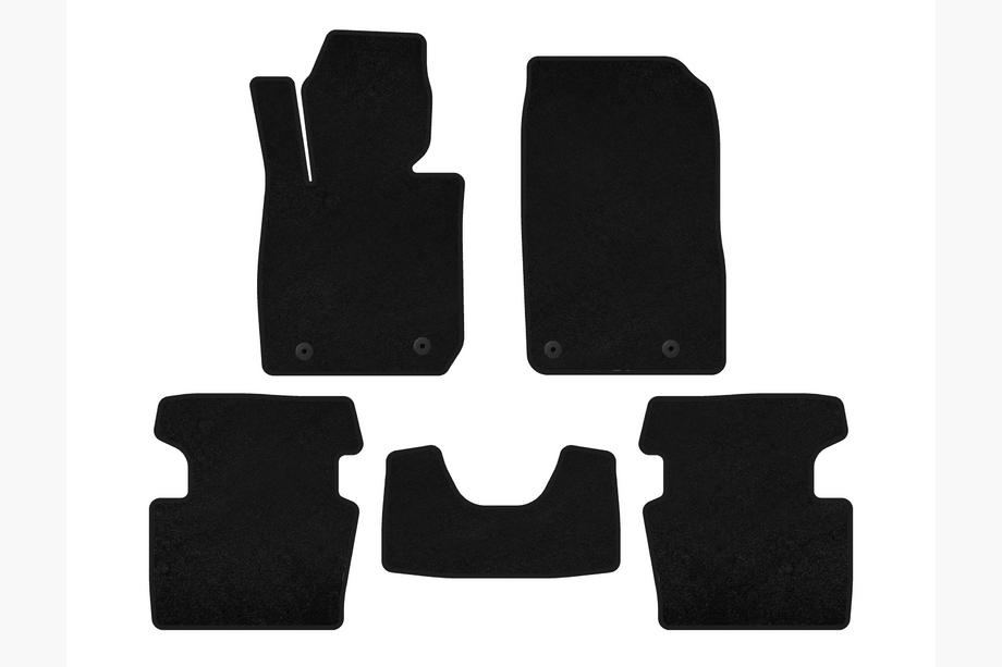 Mazda CX-3 2015- Deluxe Textile Floor Mats (2018+, Black) Image