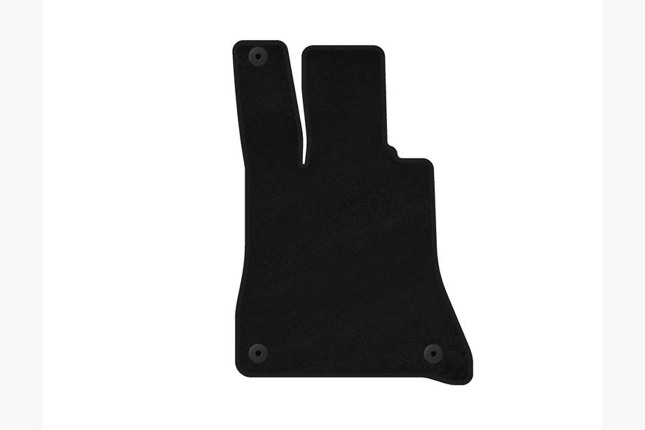 Mercedes SL R231 2012-2020 Deluxe Textile Floor Mats (2016-2020, Cabriolet, Black) Image