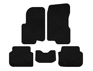 Smart 1998-2007 Deluxe Textile Floor Mats (2003-2007, Forfour, Black) photo 1