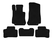Mercedes GLC X253 2015-2022 Deluxe Textile Floor Mats (Black) photo 1