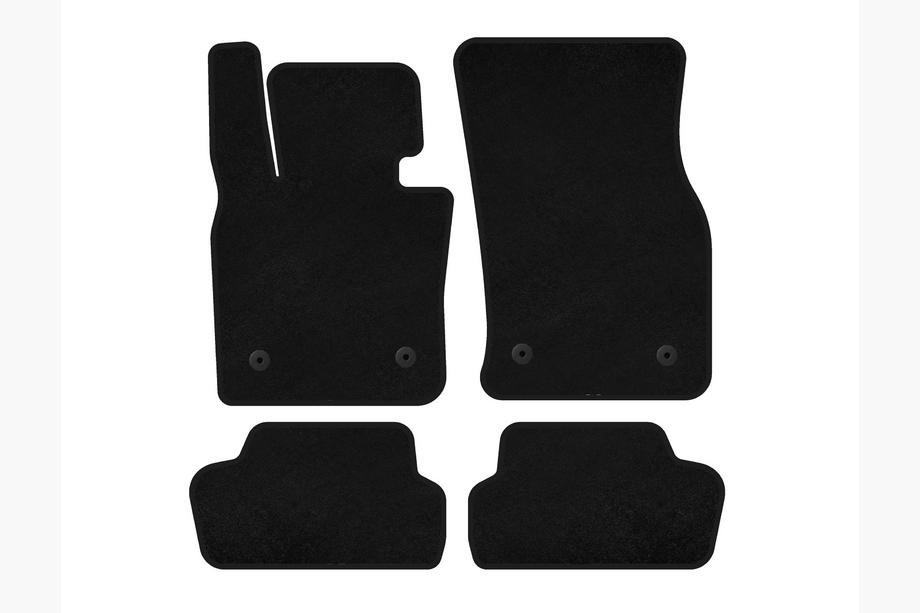 Mini Cooper F55/56/57 2014-2023 Deluxe Textile Floor Mats (for F56, Black) Image