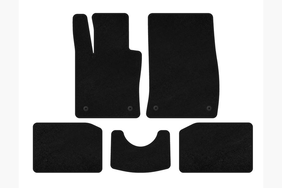 Mini Countryman R60 2010-2017 Deluxe Textile Floor Mats (SD trim, black) Image