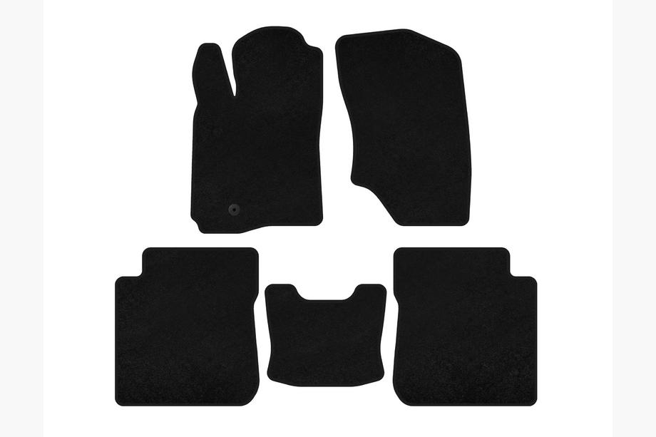 Mitsubishi Outlander 2001-2006 Deluxe Textile Floor Mats (Black) Image