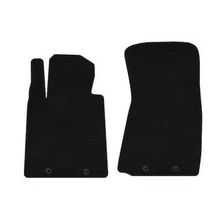 Deluxe Textile Floor Mats (Coupe, Black)