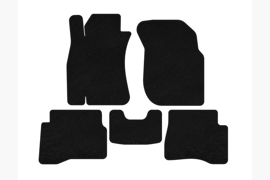 Nissan Almera N16 2000-2006 Deluxe Textile Floor Mats (SD, Black) Image