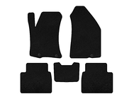 Nissan Altima 2012-2018 Deluxe Textile Floor Mats (SD, Black) photo 1