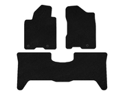 Nissan Armada 2003-2015 Deluxe textile floor mats (2 rows, 2003-2008, black) photo 1