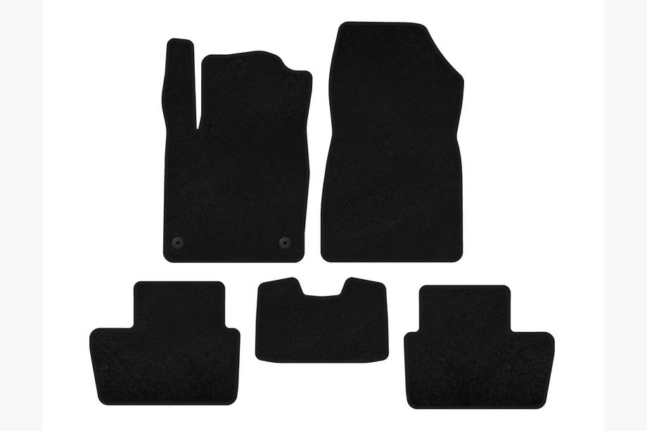 Nissan Juke 2020- Deluxe Textile Floor Mats (Black) Image