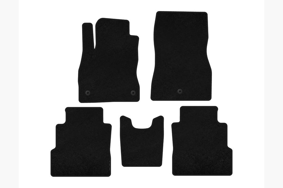 Nissan Kicks 2016- Deluxe Textile Floor Mats (Black) Image