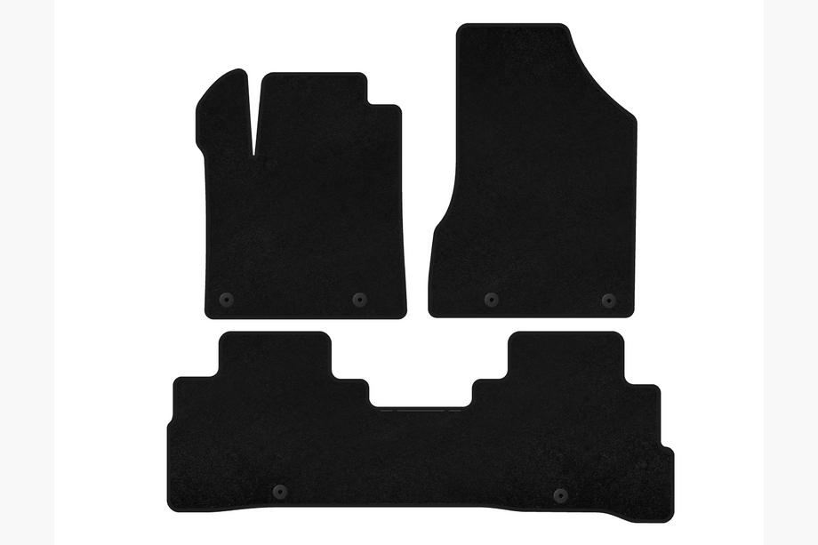 Nissan Murano 2014- Deluxe Textile Floor Mats (2014-2019, Black) Image