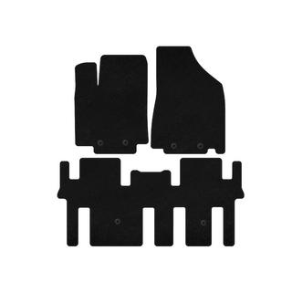 Deluxe Textile Floor Mats (2 Rows, Black) photo 1