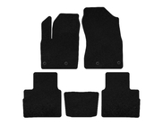 Nissan X-trail T33/Rogue 2022- Deluxe Textile Floor Mats (5-seater, black) photo 1