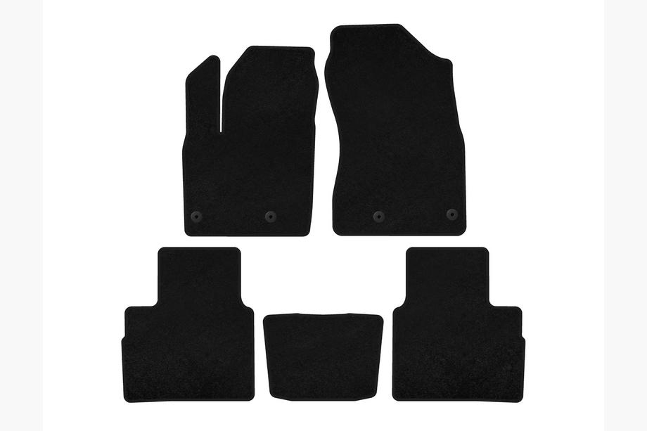 Nissan X-trail T33/Rogue 2022- Deluxe Textile Floor Mats (5-seater, black) Image