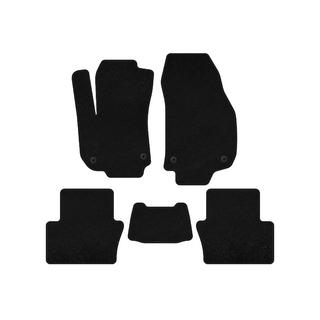 Deluxe carpet floor mats (Facelift, 2 rows, black) Opel Zafira B 2005–2011 photo 1