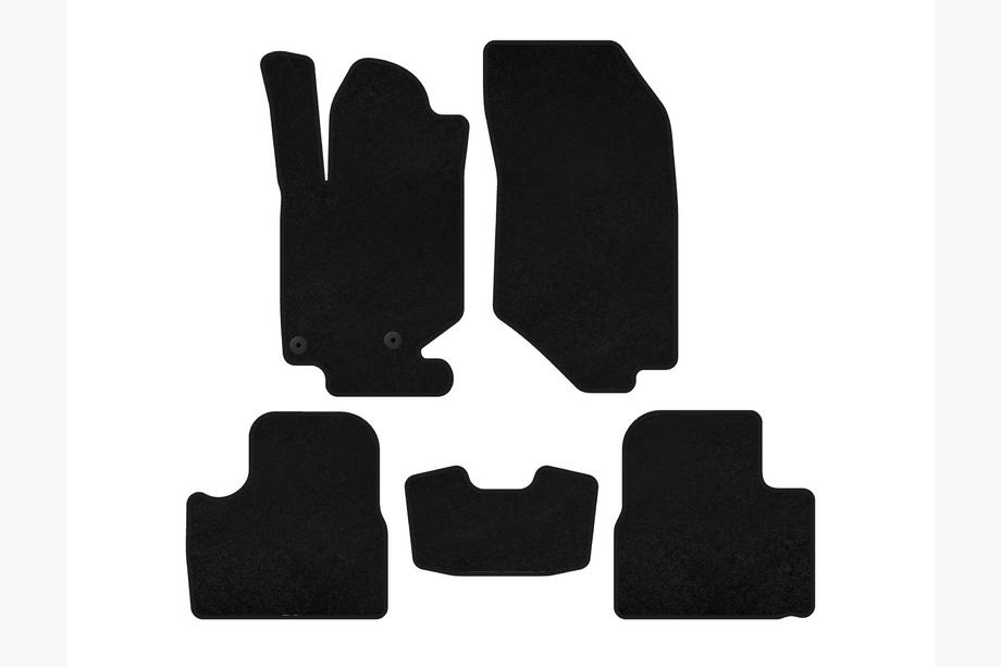 Peugeot 2008 2019- Deluxe Textile Floor Mats (Black) Image