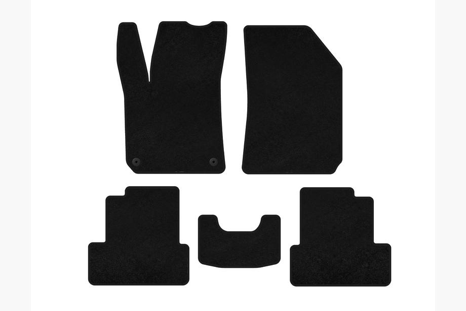 Peugeot 308 2014-2021 Deluxe Textile Floor Mats (Black) Image
