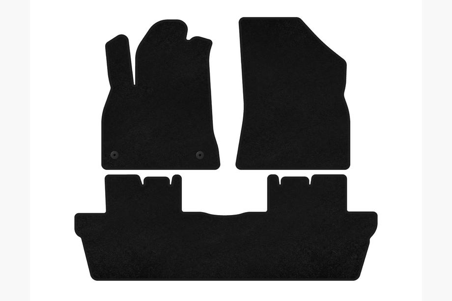 Peugeot 5008 2009-2016 Deluxe Textile Floor Mats (Black) Image