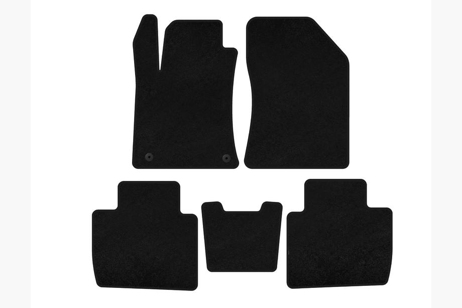 Peugeot 508 2018- Deluxe Textile Floor Mats (LB, Black) Image