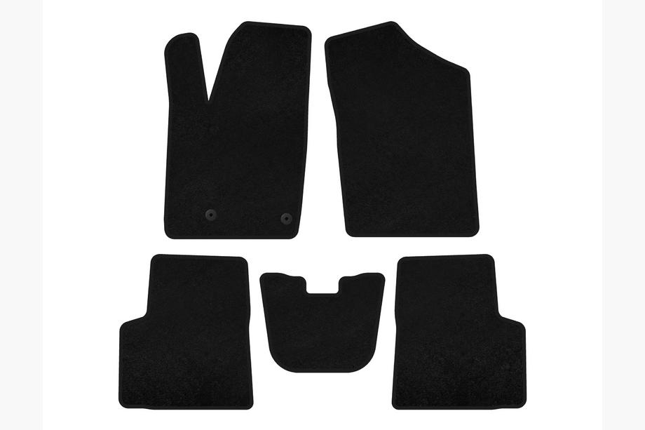 Peugeot Partner 1996-2008 Deluxe Textile Floor Mats (Black) Image