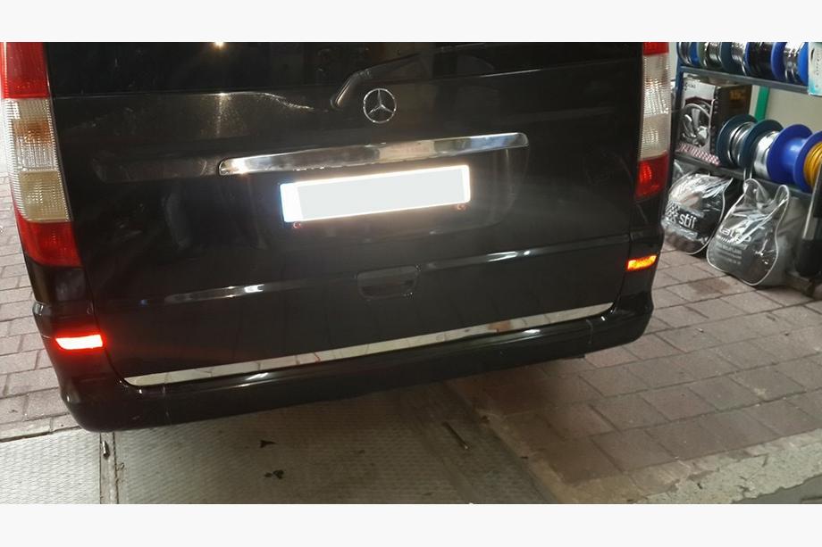 Mercedes Vito W639 2004-2014 Trunk Lid Trim Stainless Steel Photo 7