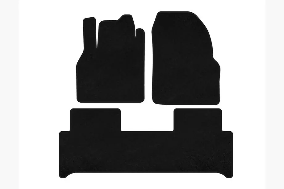 Renault Scenic/Grand 2003-2009 Deluxe Textile Floor Mats (Black) Image
