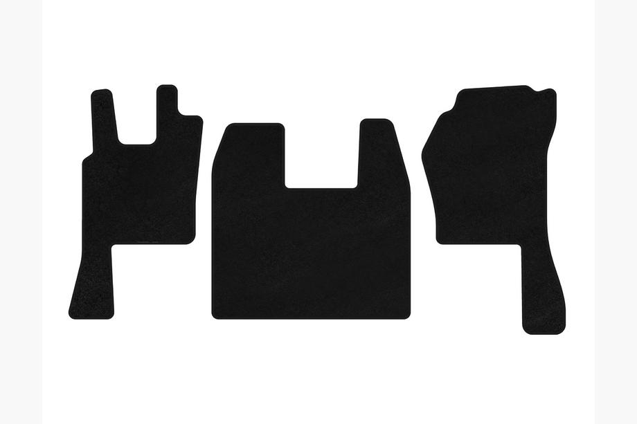 Scania P Series 2004-2017 Deluxe Textile Floor Mats (Black) Photo 1