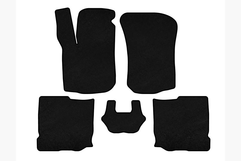 Seat Leon 1999-2005 Deluxe Textile Floor Mats (HB, 5-door, black) Image