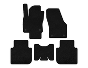 Skoda Kodiaq 2016-2023 Deluxe Textile Floor Mats (5-Seater/Automatic, Black) photo 1