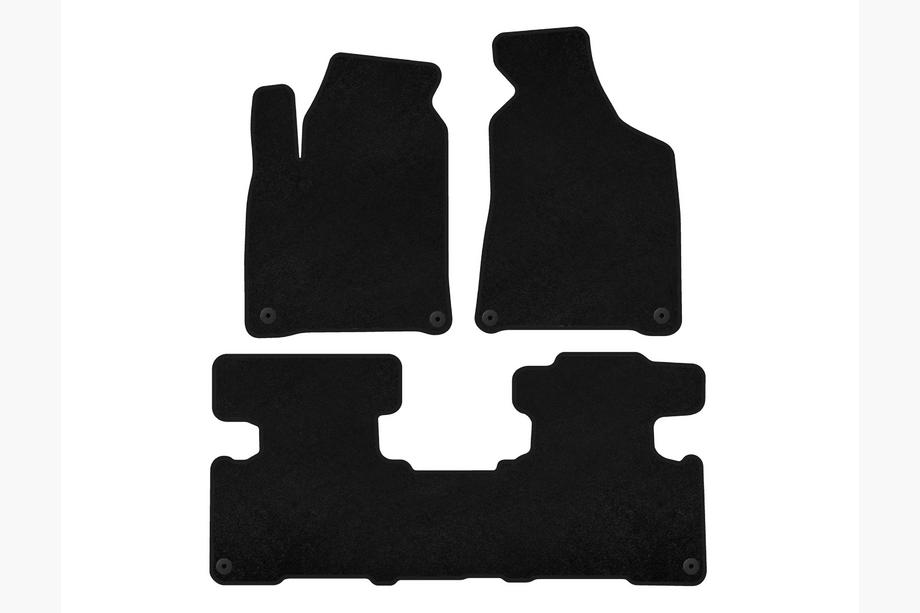 SsangYong Korando 2010-2019 Deluxe Textile Floor Mats (2010-2016, Black) Image