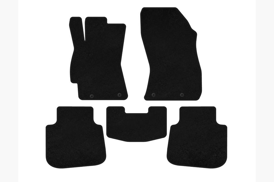 Subaru Legacy 2014-2019 Deluxe Textile Floor Mats (SD, Legacy BN, Black) Image