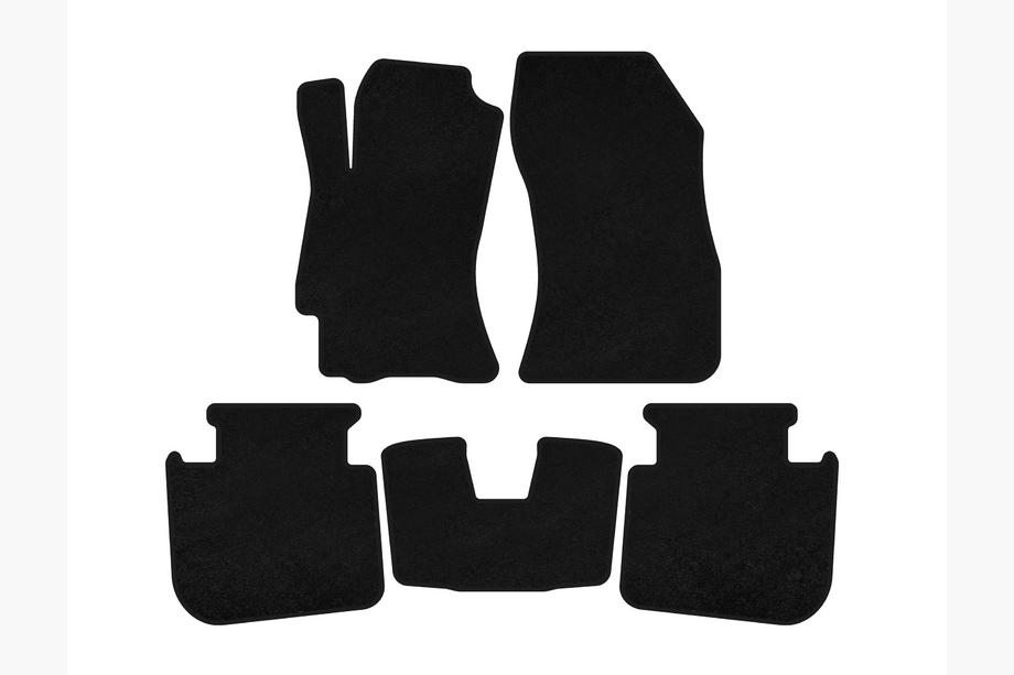 Subaru Legacy 2009-2014 Deluxe Textile Floor Mats (2009-2013, SD, Black) Image